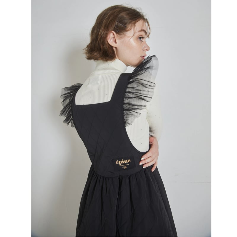 épine tulle quilting onepiece | épine épine tulle quilting onepiece | épine