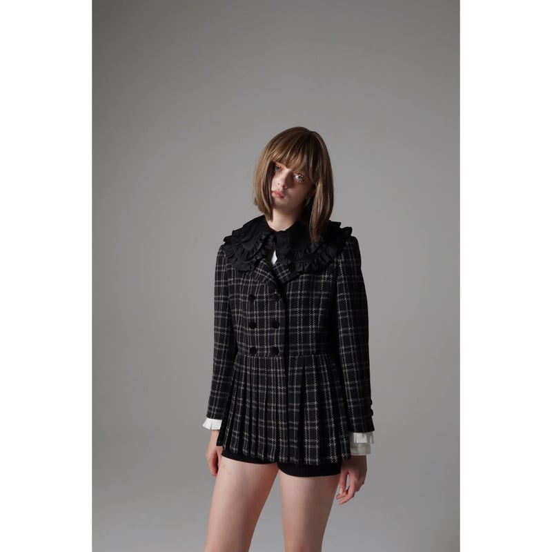 epine pleats frill jacket （3color）