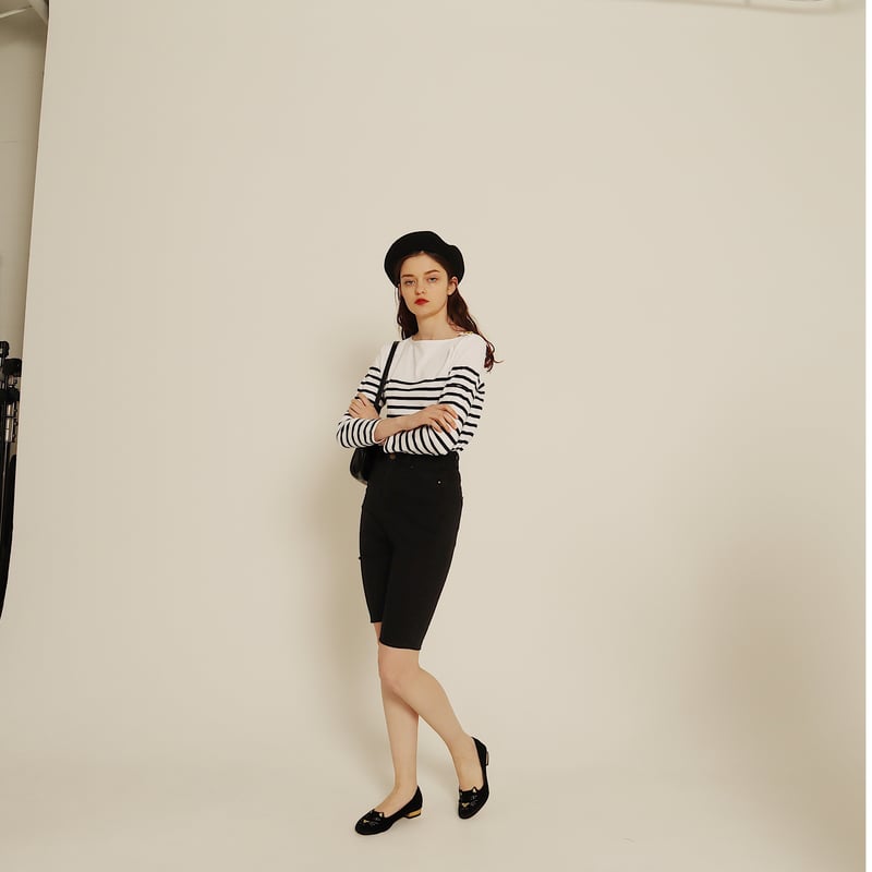 epine é botton border long tee é botton border long tee | épine