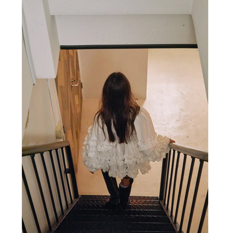 épine double ribbon frill blouse(2color) | épine épine double ribbon frill blouse(2color) | épine