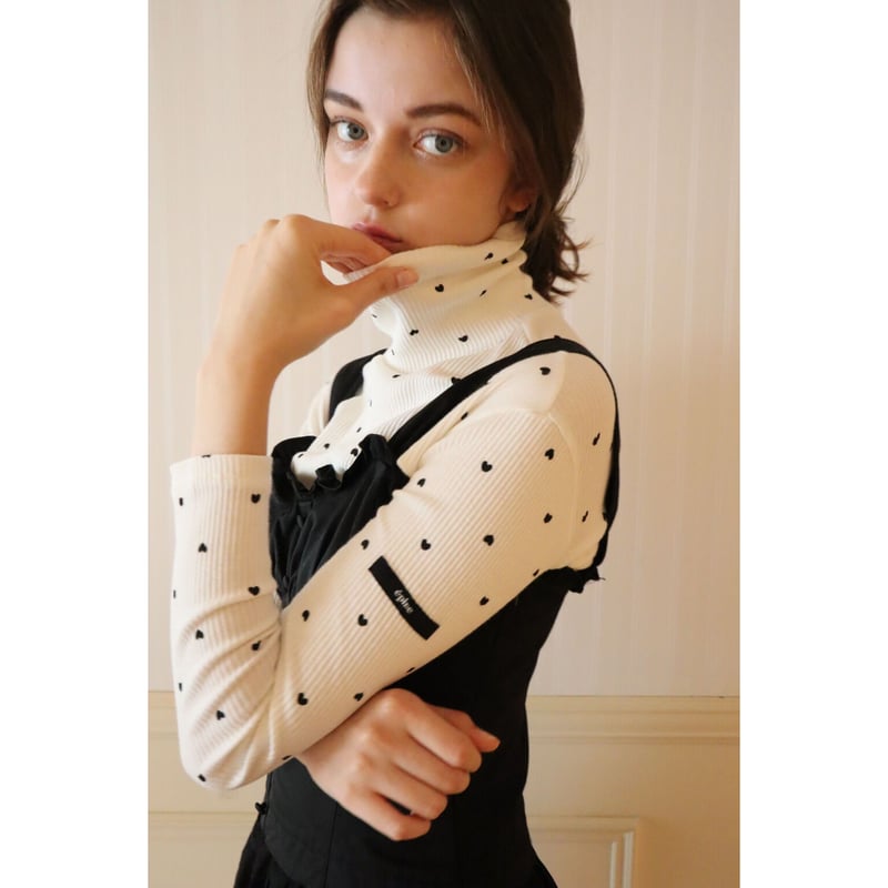 épine - épine label Heart high neck black épine label Heart high neck black | épine