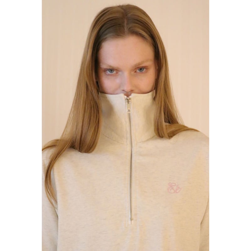 Eé ♡ half zip big tee(3color) | épine Eé ♡ half zip big tee(3color) | épine