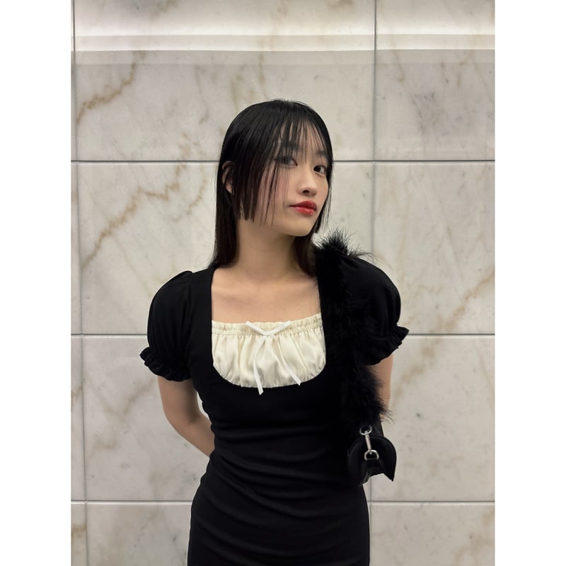 U cut layered onepiece(2color) | épine U cut layered onepiece(2color) | épine
