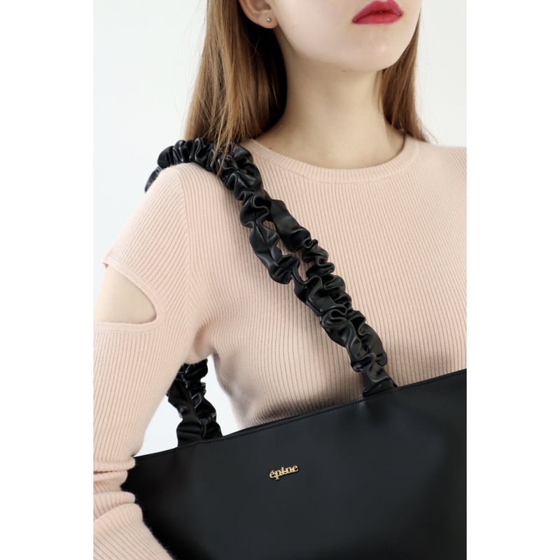 épine shoulder puff leather bag（3color） | épine