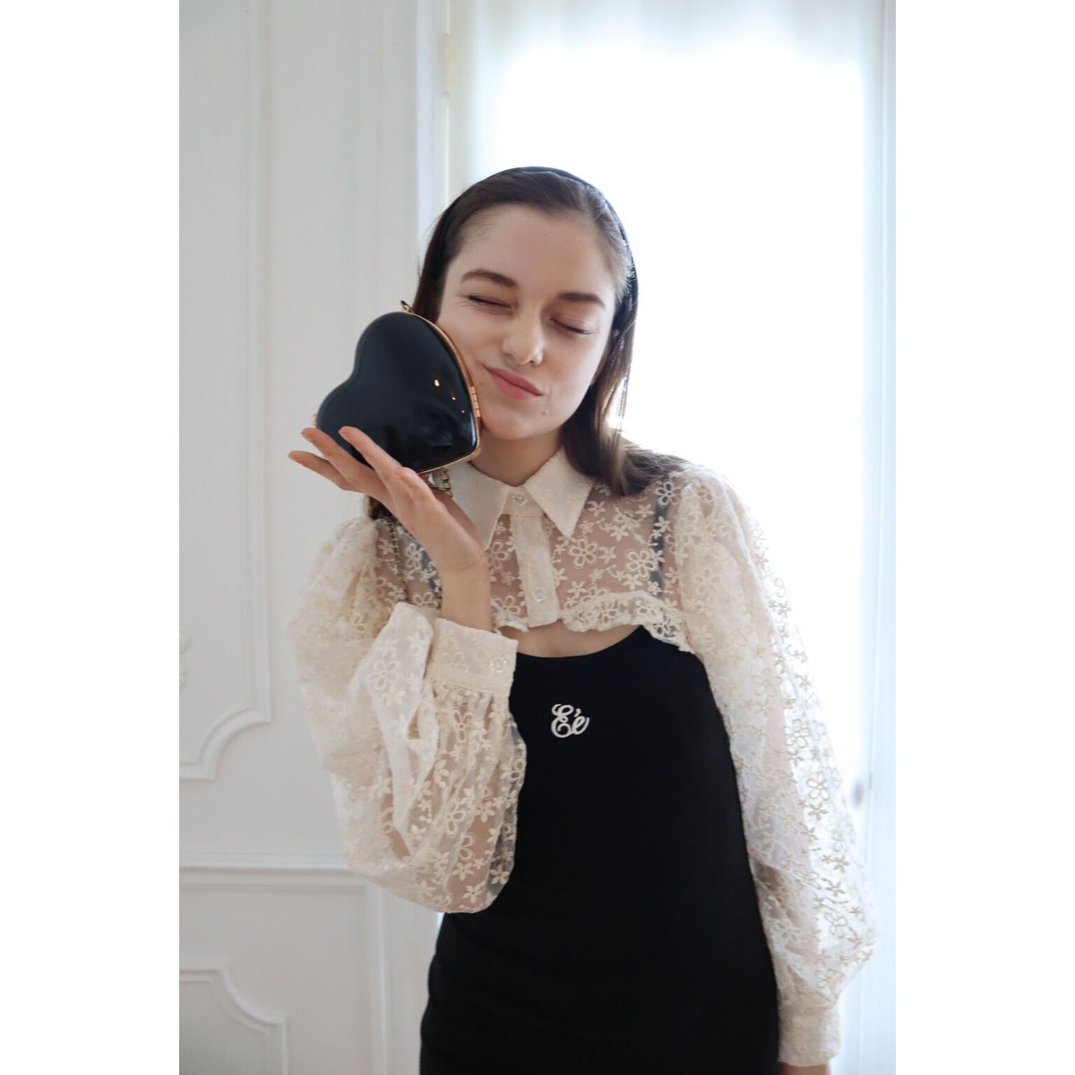 【新品未使用】Organdy Embroider Tops todayful Organdy Embroider Tops