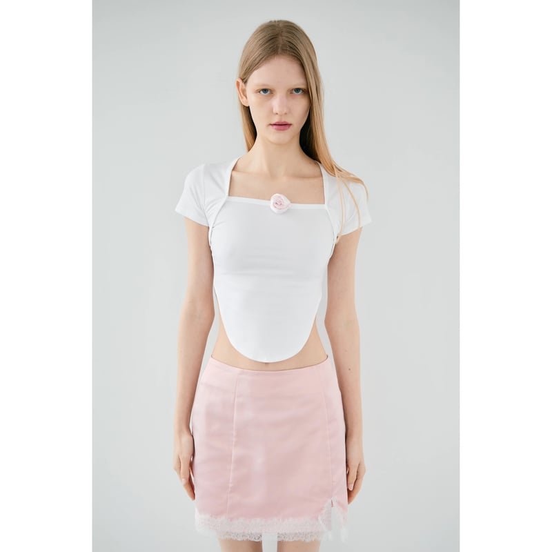 rose brooch side cut tops(3 color) | épine rose brooch side cut tops(3 color) | épine