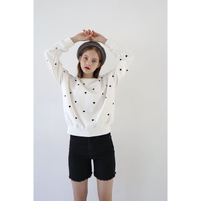 Heart &Broken heart sweat off white | épine