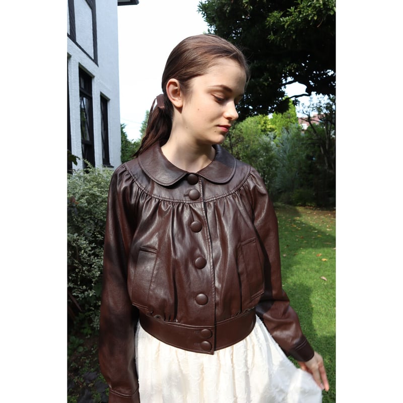 leather lady jacket brown | épine leather lady jacket brown | épine