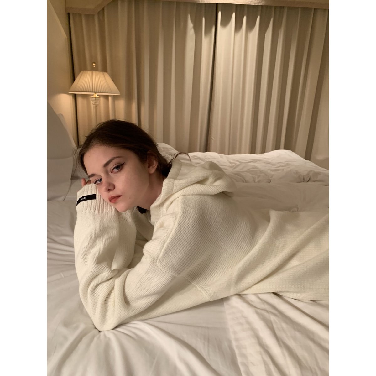 épine label loose knit hoodie white | épine épine label loose knit hoodie white | épine