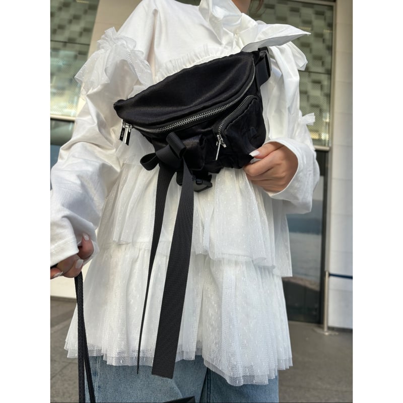 é ribbon satin 2way body bag | épine é ribbon satin 2way body bag | épine