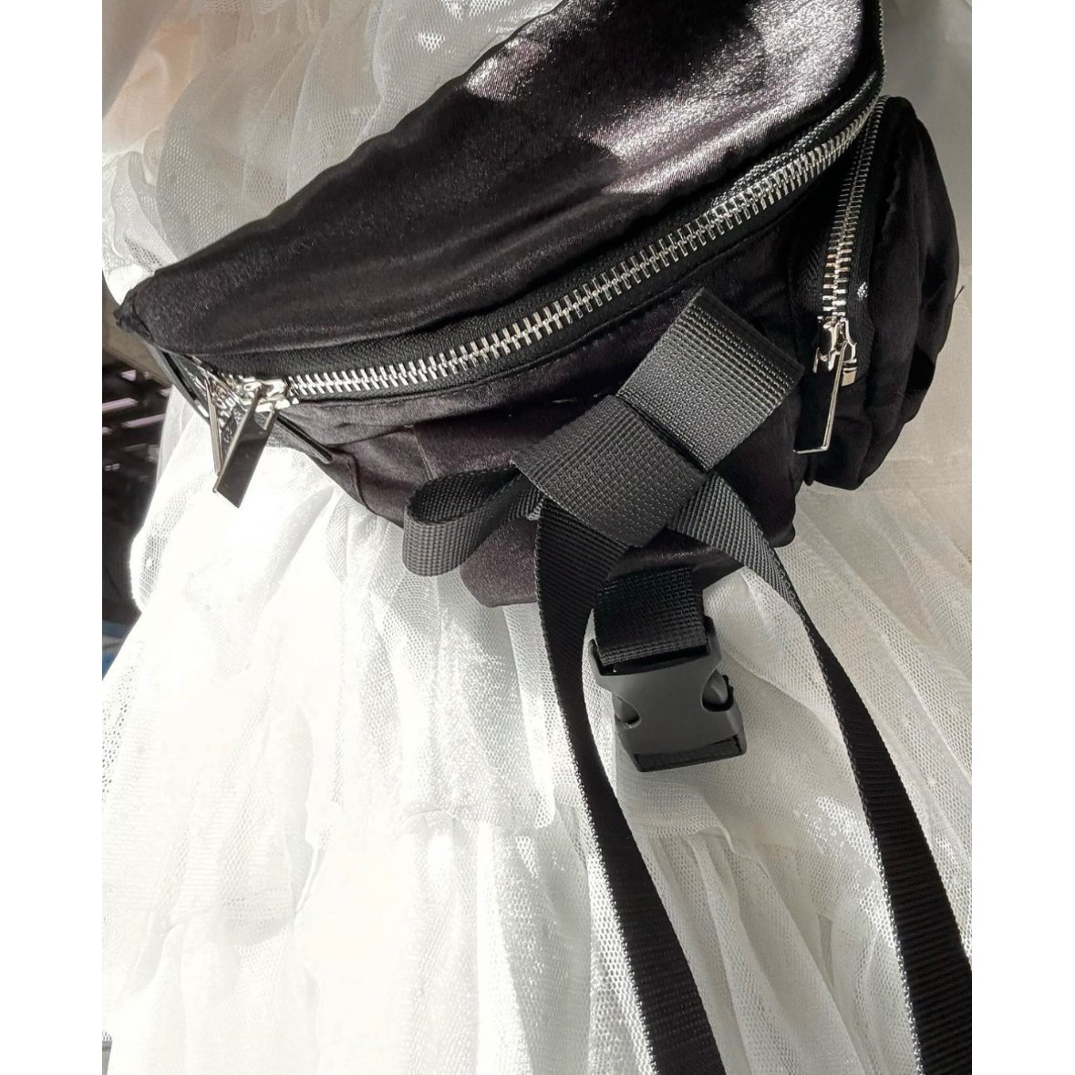 é ribbon satin 2way body bag | épine