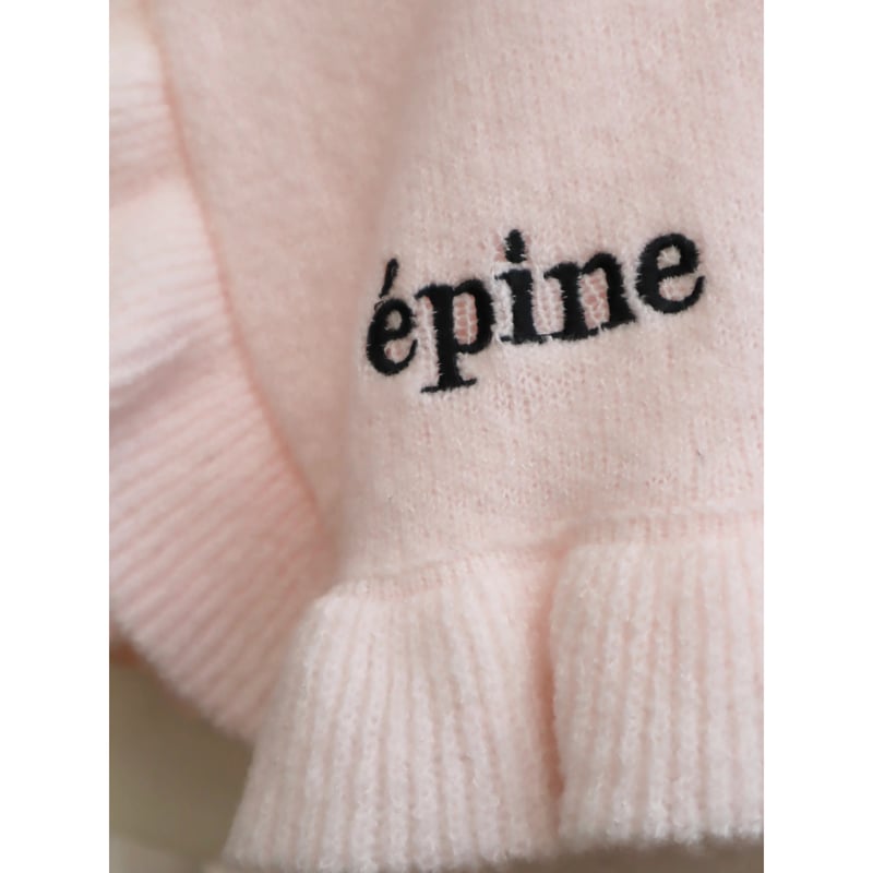 epine épine frill knit mufflerマフラー/ショール