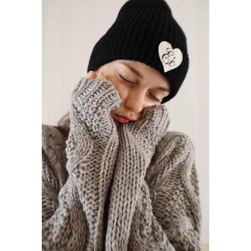 ♡ Eé cable knit beanie(2color) | épine ♡ Eé cable knit beanie(2color) | épine