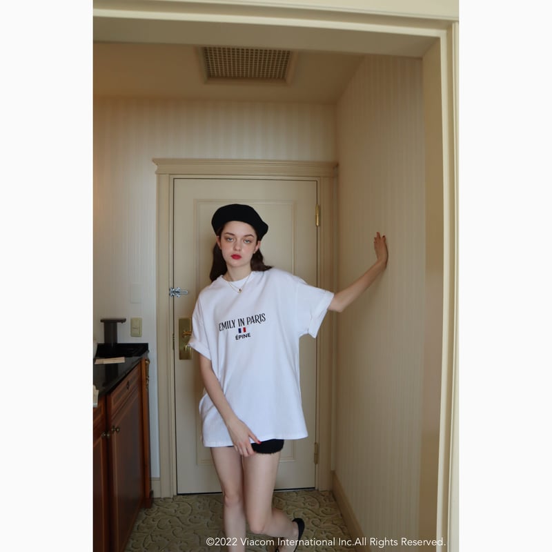 Emily in Paris×épine》French big tee | épine