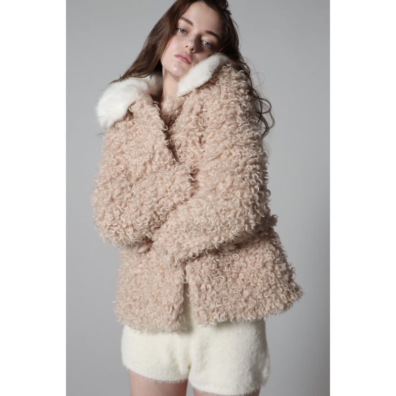 epine poodle fur coat