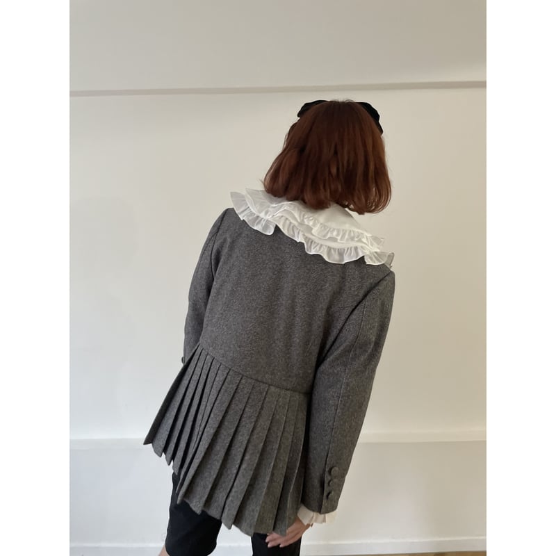 エピヌ épine double ribbon frill blouse epine（エピヌ）の「velours ribbon frill blouse（シャツ