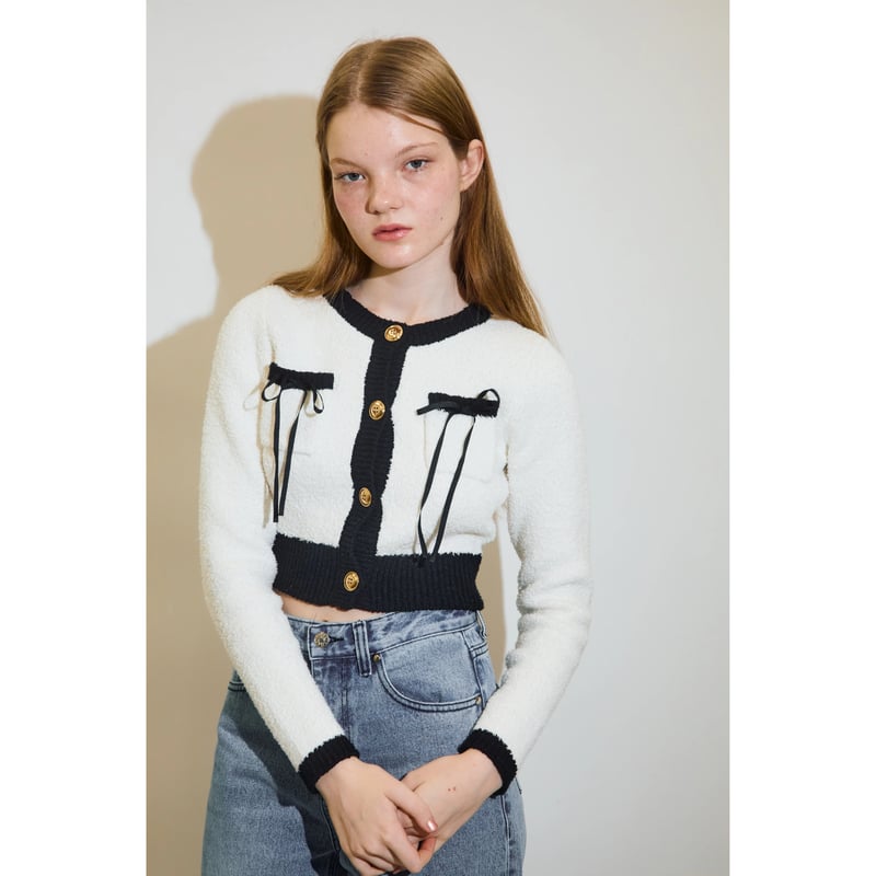épine piping ribbon cardigan(2 color) | épine épine piping ribbon cardigan(2 color) | épine