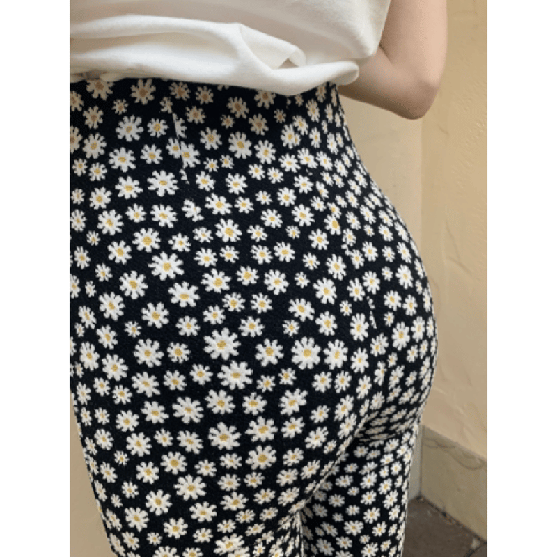 frill flower pants black | épine frill flower pants black | épine