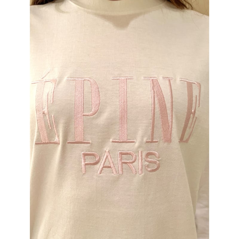 epine エピヌ pink border big long tee ロンT