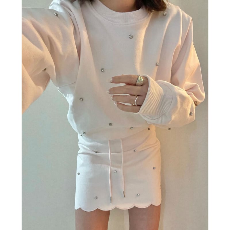 é scallop jersey skirt（2color） | épine