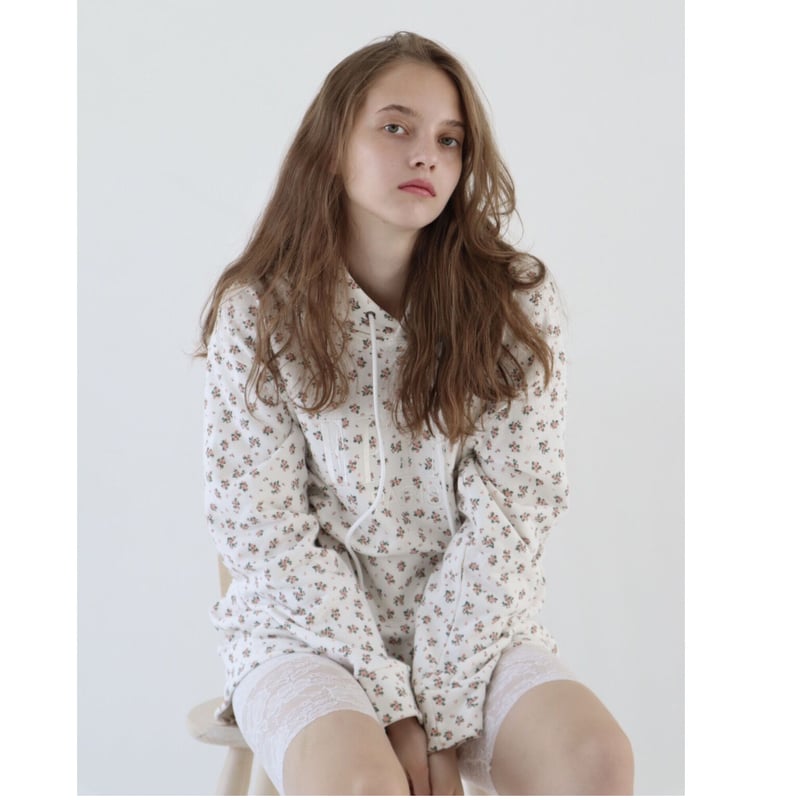 ÉPINE PARIS hoodie flower off white | épine