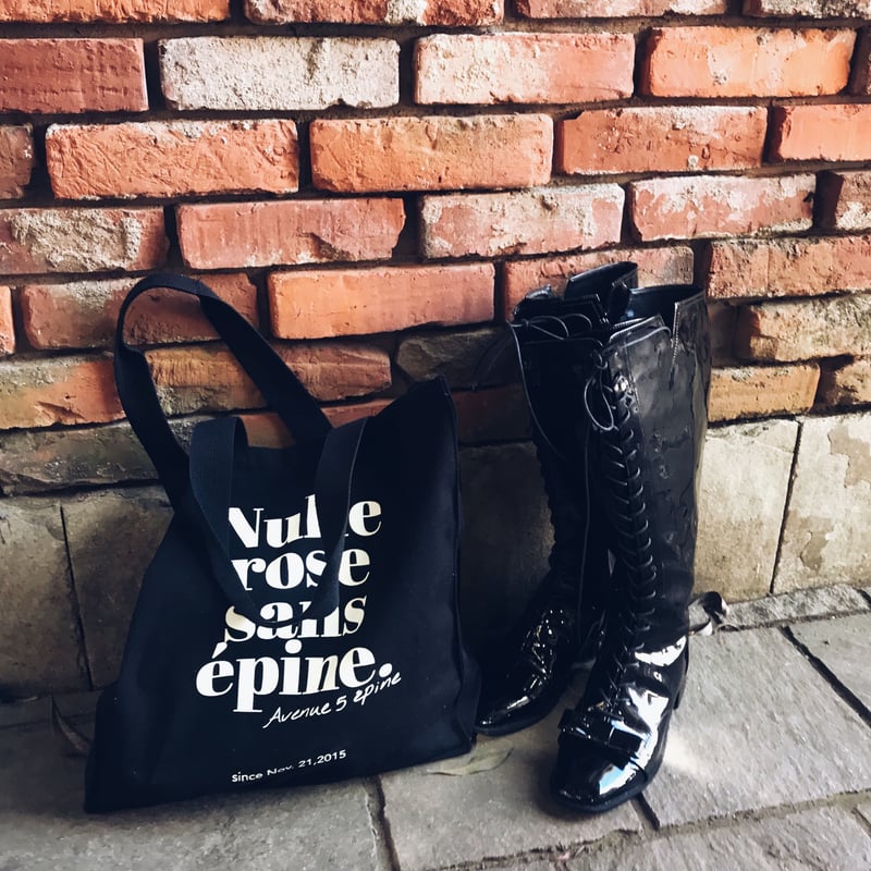 épine original canvas tote bag black | épine épine original canvas tote bag black | épine