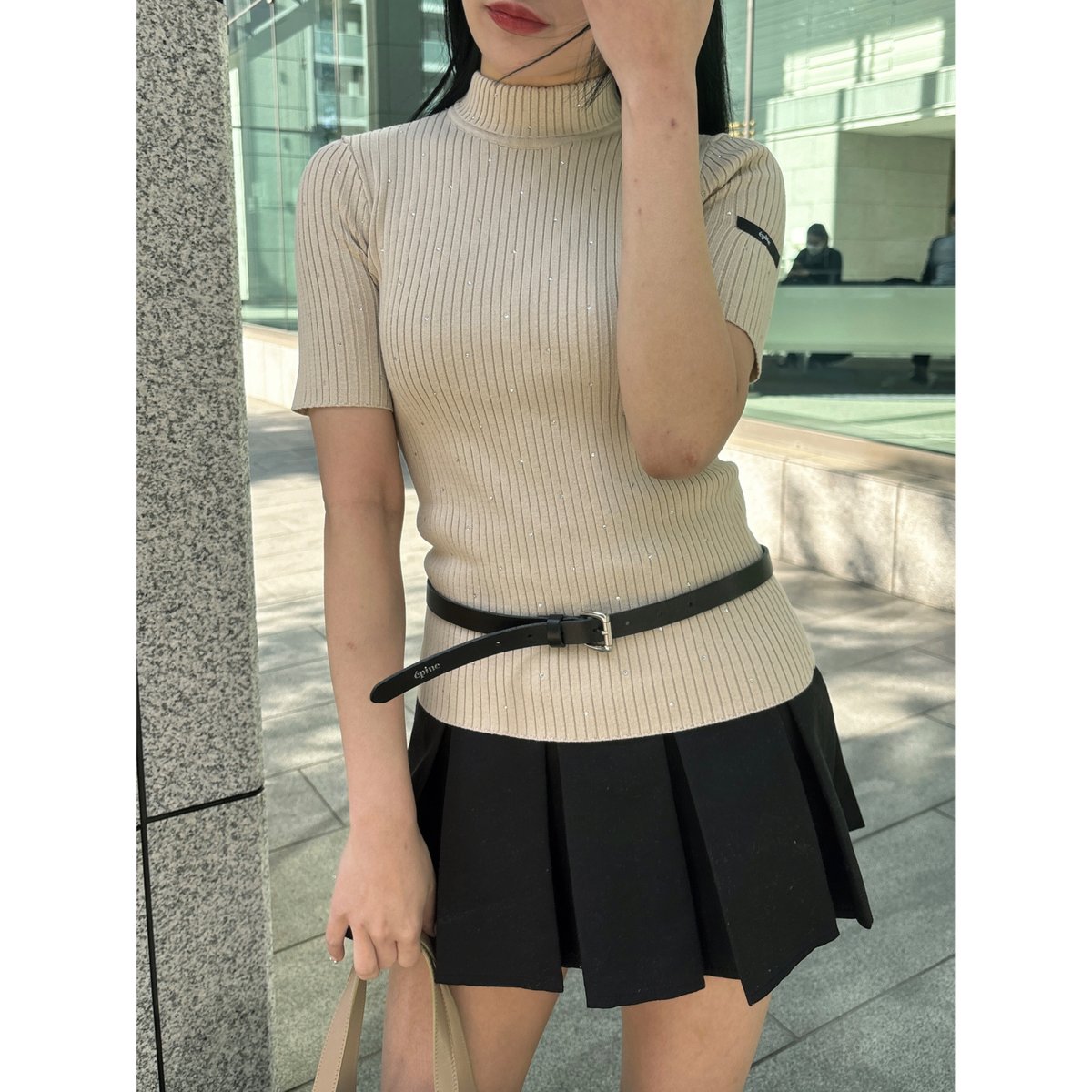 épine label rhinestone summer knit（3color） | épine