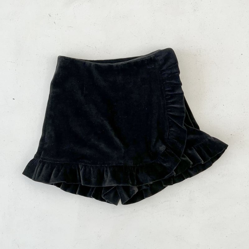 velours frill skirt pants （2color） | épine