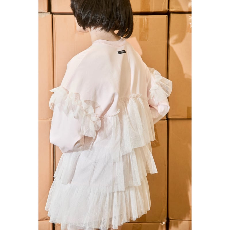 é tulle frill long tee （3color） | épine