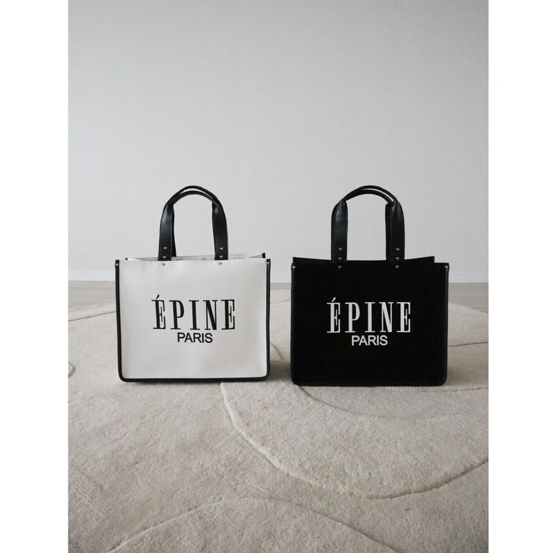 限定品】ÉPINE PARIS piping heart studs bag | épine