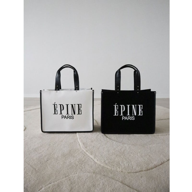 2023SS Ver ÉPINE PARIS piping heart studs bag | 2023SS Ver ÉPINE PARIS piping heart studs bag |
