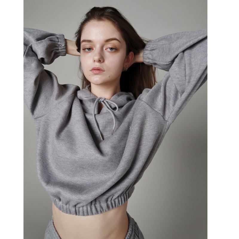 é knit hoodie gray | épine