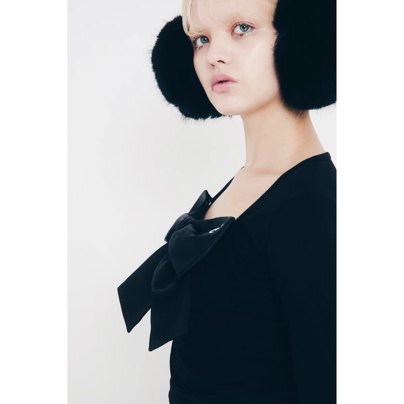 epine é big ribbon tops black é big ribbon tops（2color） | épine