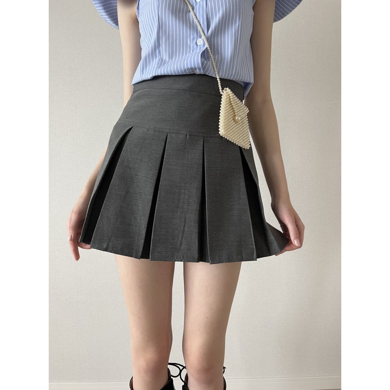 epine プリーツスカート pleats mini skirt