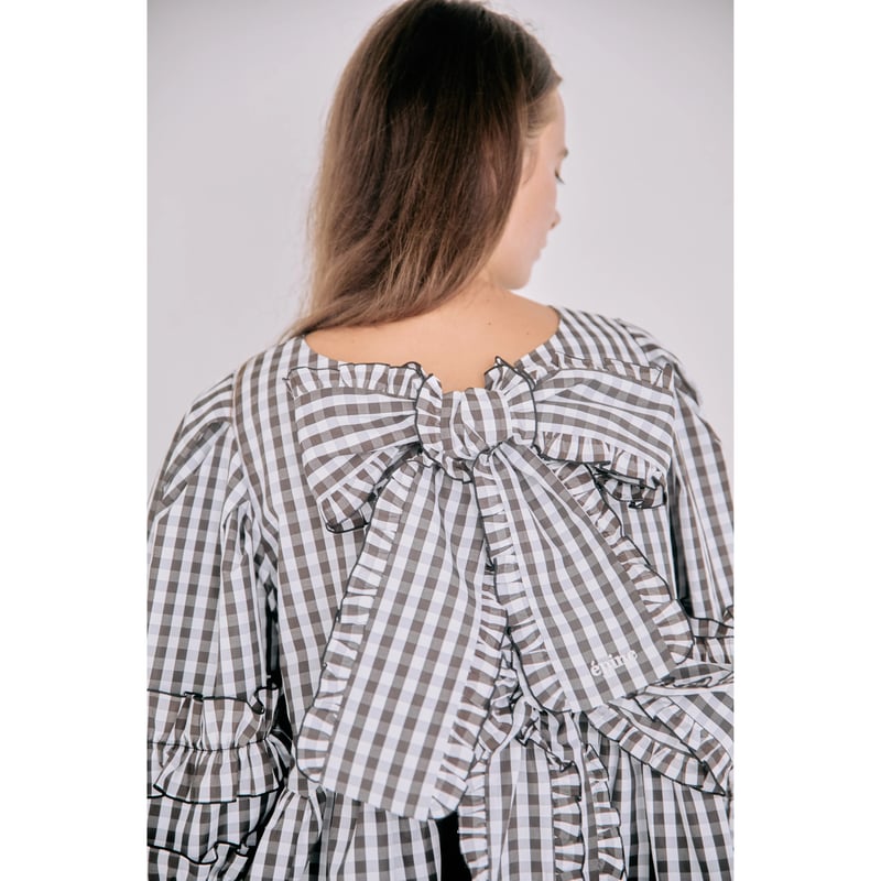 épine double ribbon frill blouse(2color) | épine épine double ribbon frill blouse(2color) | épine