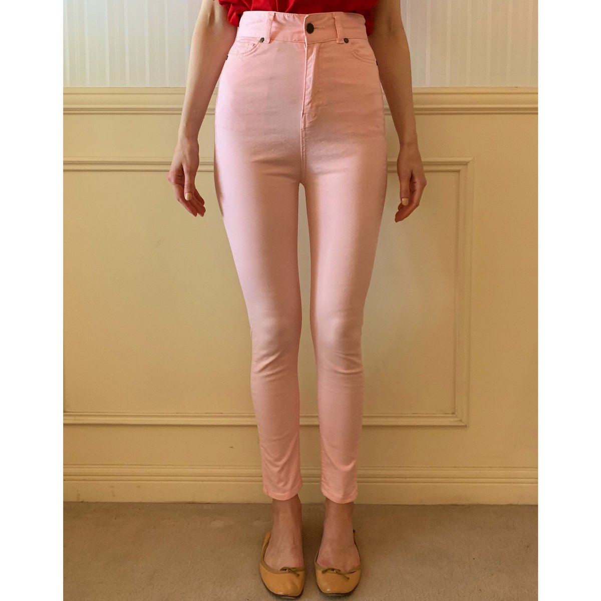 épine skinny denim baby pink | épine