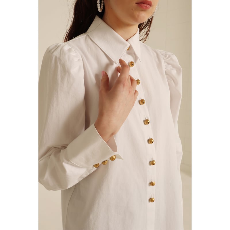 é button blouse white | épine
