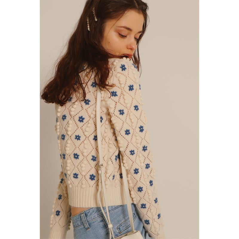 Flower cardigan cheap