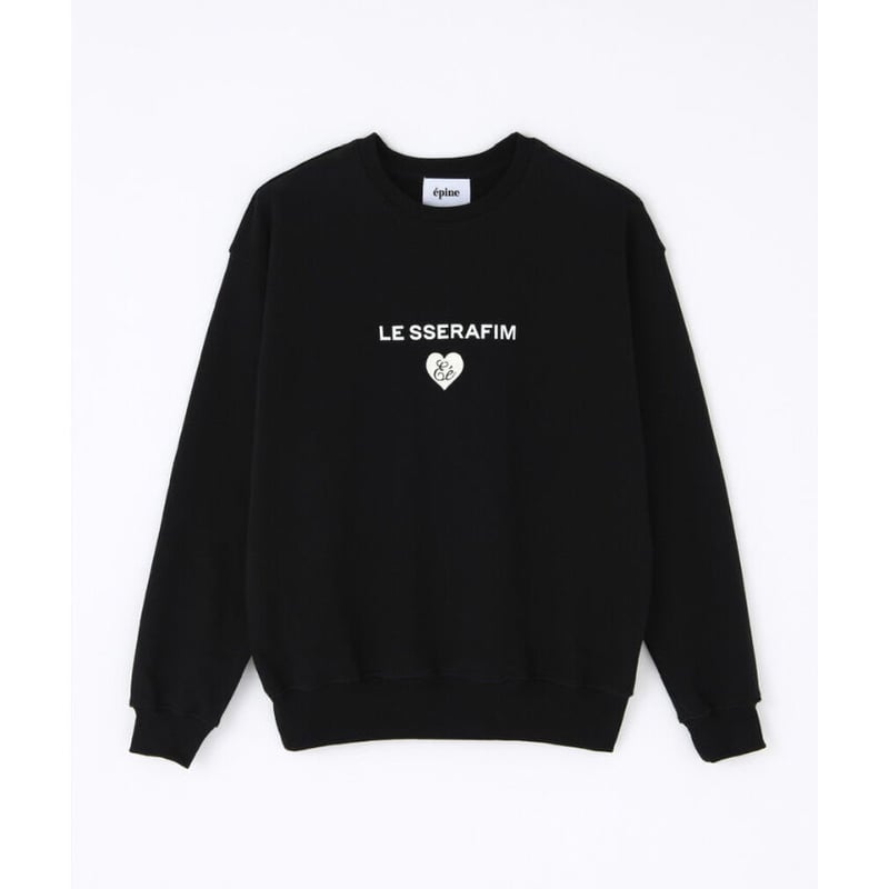 LE SSERAFIM×épine logo ♡Eé Wappen sweat | épine