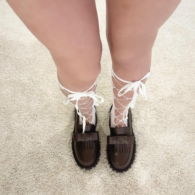 ribbon fringe Loafer (2color) | épine ribbon fringe Loafer (2color) | épine