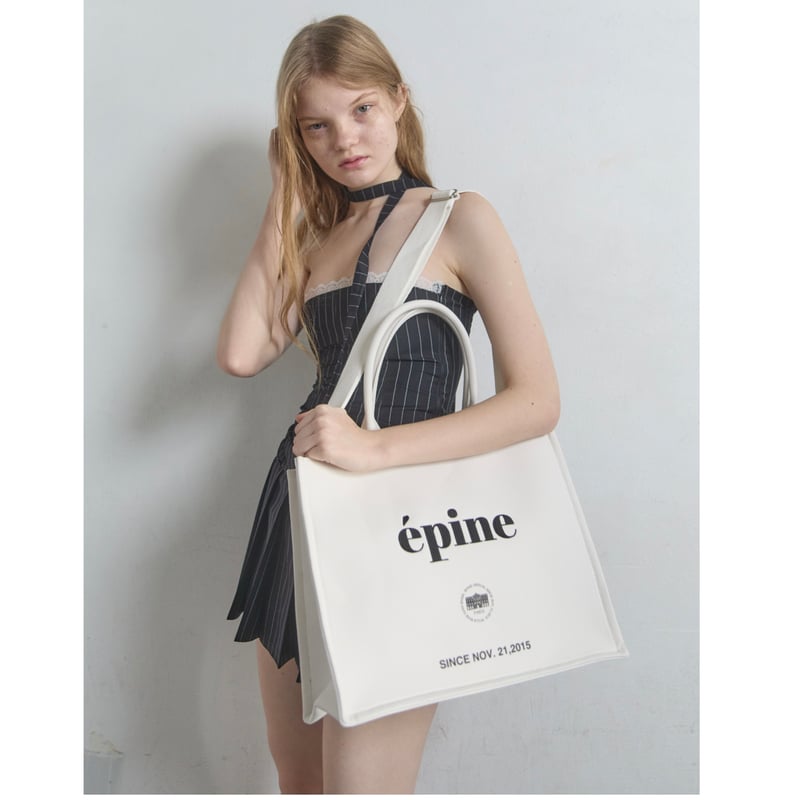 12,039円epine book tote bag large babypink