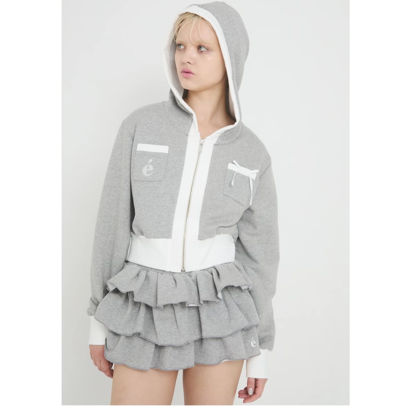 é ribbon piping zip hoodie(2color) | épine é ribbon piping zip hoodie(2color) | épine