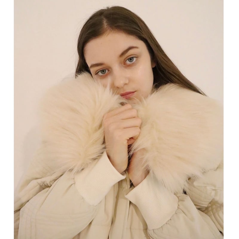 fur collar quilting down coat (2color) | épine fur collar quilting down coat (2color) | épine