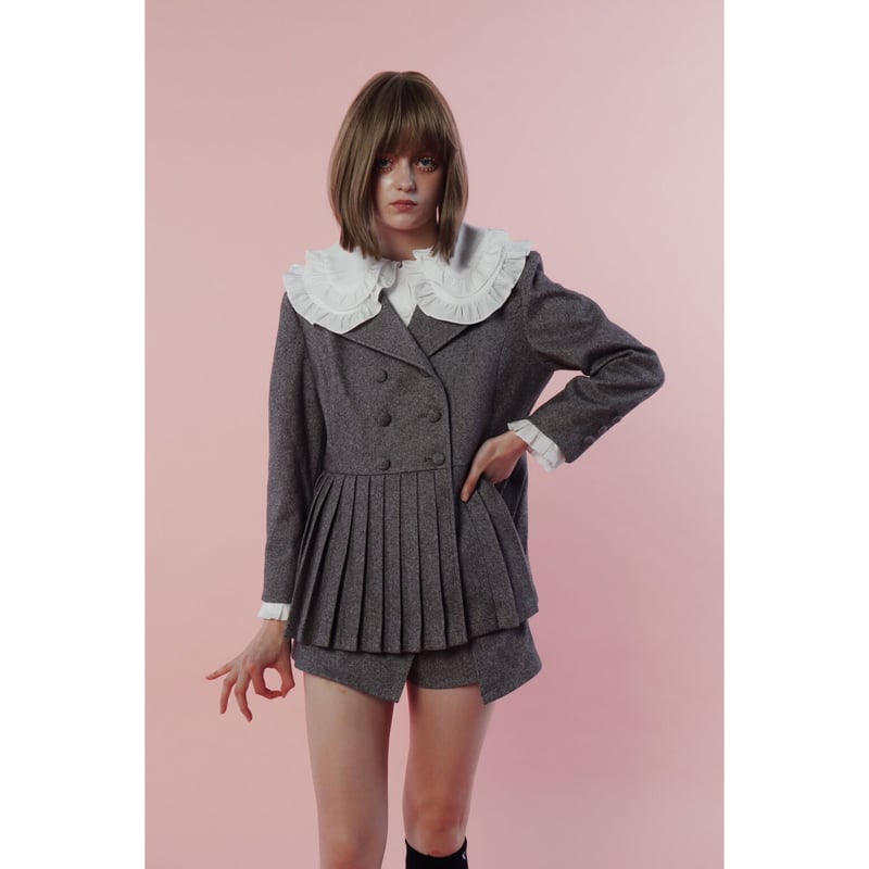épine - エピヌ プリーツフリルジャケット epine épine double frill collar（2color） | épine