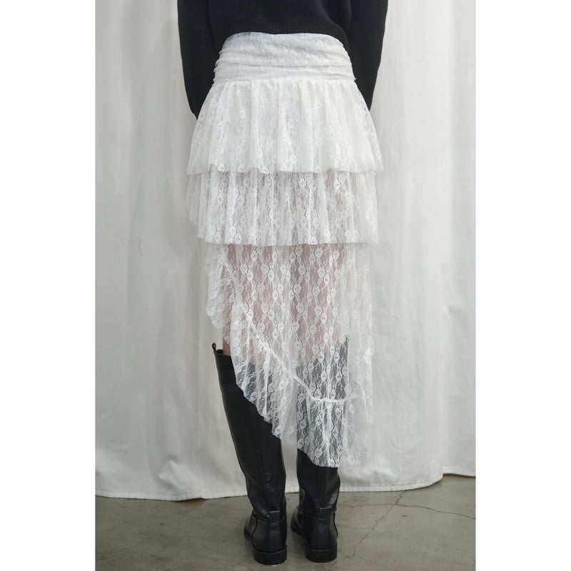 lace asymmetry frill skirt(2color) | épine lace asymmetry frill skirt(2color) | épine