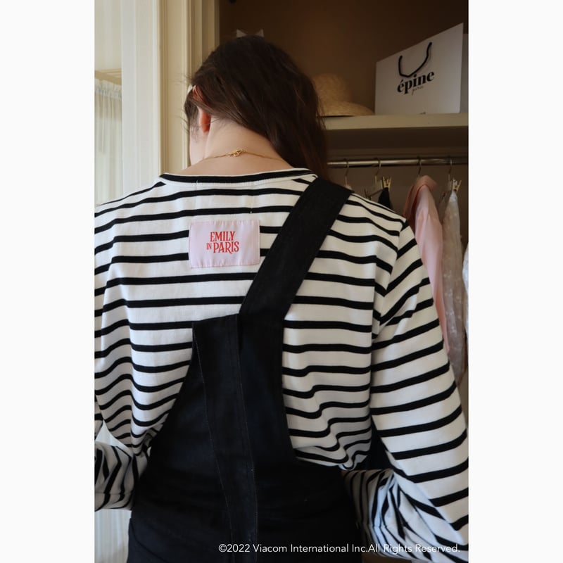 Emily in Paris×épine》é border long tee black |...