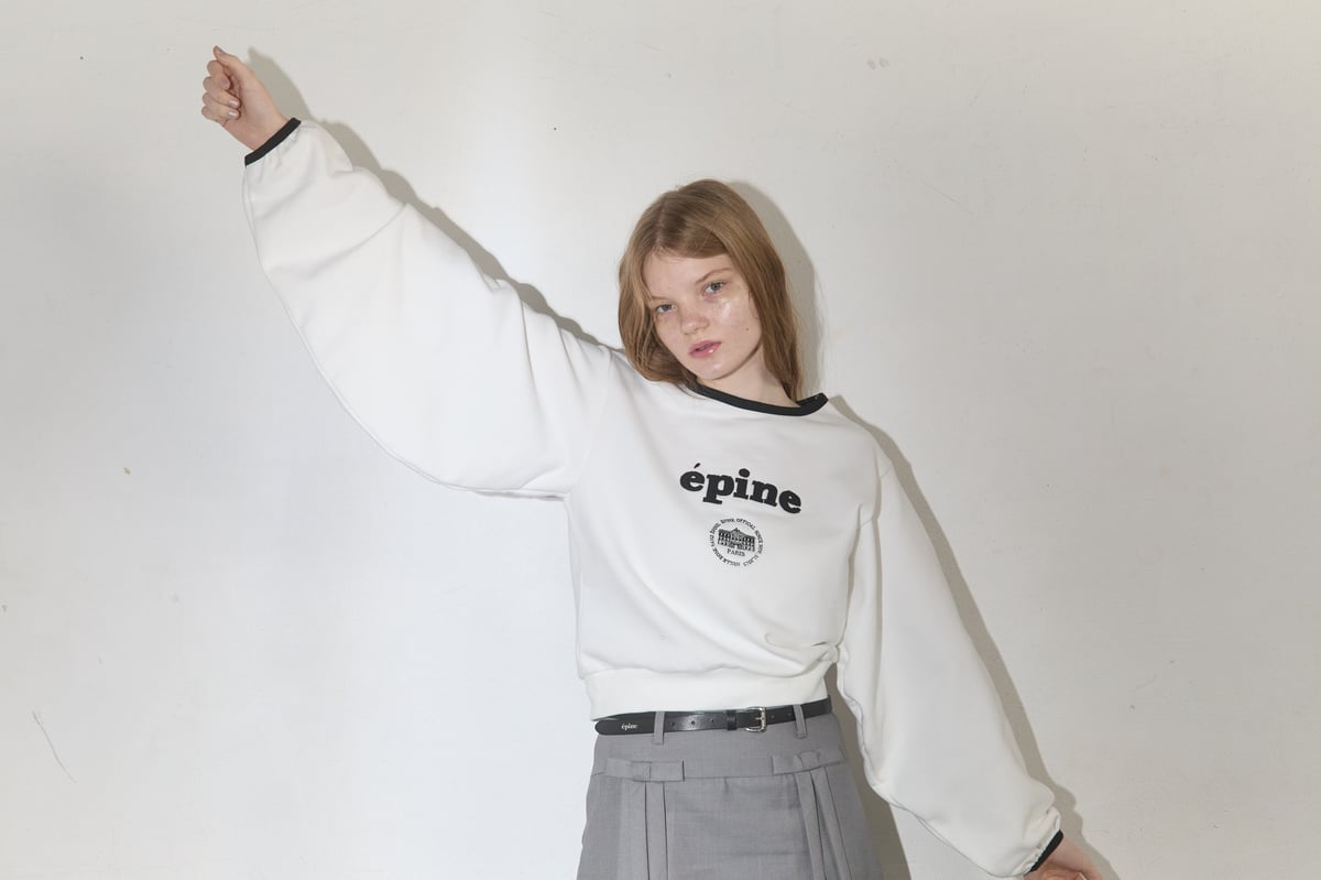 épine piping volume logo sweat（2color） | épine