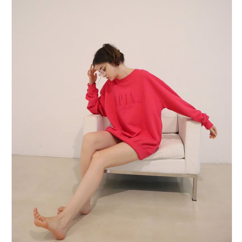 ÉPINE PARIS big sweat pink×pink | épine ÉPINE PARIS big sweat pink×pink | épine