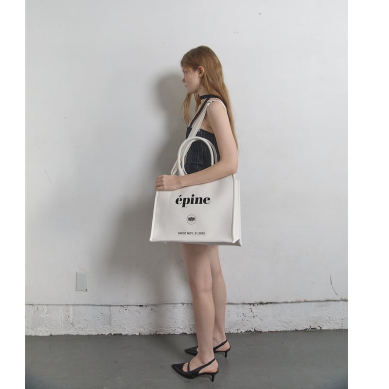 【早い者勝ち！新品未使用】épine エピヌロゴトート（ブラック） épine original canvas tote bag black | épine