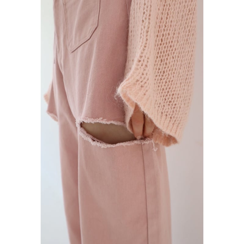 épine ♡ side cut jeans pink | épine